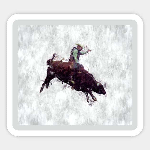 Champion Bull Rider - Rodeo Event Sticker by Highseller